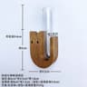 Cat Whisker Storage Jar  HighPerformance Wooden Test Tube Vase  Pet Hair Keepsake Magnet 16