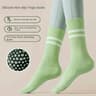 Women Yoga Skipping Rope Sports Socks Pilates Indoor Anti Slip Floor Double Bar Mid Leg Socks 9