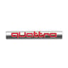 Metal Quattro Front Grill Badge Emblem  3D Car Styling Sticker Decal For Audi A3 A4 A5 A6 Q3 Q5 Q7 9