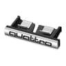 Metal Quattro Front Grill Badge Emblem  3D Car Styling Sticker Decal For Audi A3 A4 A5 A6 Q3 Q5 Q7 16