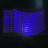 Universal Reflective Wheel Rim Stripe Decals  HighVisibility Safety Tape For 18 To 21 Wheels 6