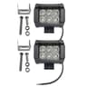 18W HighIntensity LED Work Light  4Inch Waterproof Spot  Flood Beam For Motorcycles OffRoad  Marine 6