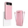 Soluser 12000mAh AC Plug Power Bank  UltraThin 20W Fast Charger With Builtin Cables 8