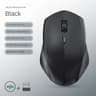 DualMode Bluetooth 52  24G Wireless Mouse  Rechargeable Silent Gaming Mouse For Windows  Mac 12