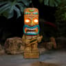 Solar Tiki Totem Statue  Tropical Hawaiian Party Decor  Outdoor Backyard Patio Lighting 8
