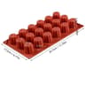 Silicone Canele Mold Mini Nonstick Cake Pan For Canneles Mousse And Muffins 6