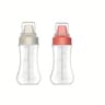 LeakProof Squeeze Sauce Bottle And Refillable Condiment Container For Kitchen Prep 9