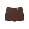 HH 2025 Autumn Asymmetric Culottes  Womens HighWaist ALine Pantskirt With Metal Applique 6