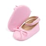 Meckior Baby Girl Princess Shoes  SoftSole Leather Bowknot First Walkers 8