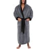 Mens ColorBlock Coral Fleece Bathrobe  Professional AutumnWinter Plush Home Gown  Sleepwear System 9