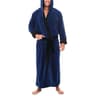 Mens ColorBlock Coral Fleece Bathrobe  Professional AutumnWinter Plush Home Gown  Sleepwear System 6