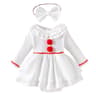 Baby Girl Creepy Clown Cosplay Costume  Premium Layered Gray Joker Dress Romper  Halloween Party Ou 7
