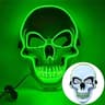 Halloween Adult Purification Mask LED Glowing Skull Terror Mask Cold Light 6