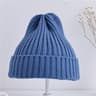 Baby Kids Ribbed Knitted Beanie Hat Windproof Toddler Photography Accessory 11