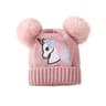 Cartoon Horse Knitted Winter Baby Hat Kids PomPom Ball Warm Bonnet 10