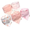 5 PcsLot Baby Bandana Bibs Scarf Cartoon Triangle Cotton Burp Cloths 5