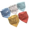 5 PcsLot Baby Bandana Bibs Scarf Cartoon Triangle Cotton Burp Cloths 6