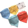 5 PcsLot Baby Bandana Bibs Scarf Cartoon Triangle Cotton Burp Cloths 7