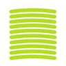 20Piece HighVisibility Hub Decals And Rainbow Fluorescent Reflective Safety Tape 9