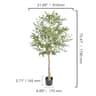 Premium Lifelike Artificial Olive Tree With Mediterranean Elegance 9