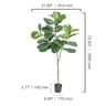 Premium Lifelike Artificial Olive Tree With Mediterranean Elegance 10