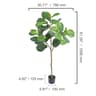 Premium Lifelike Artificial Olive Tree With Mediterranean Elegance 8