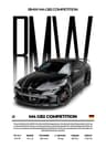 Modern Black Luxury Sports Car Mural  Famous Competition Cars Canvas Art 21