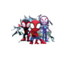 Spiderman Mini Superhero Wall Decal  MarvelInspired Kids Room Mural 6