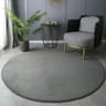 Modern Coral Velvet Round Carpet  UltraSoft Short Plush Living Room Rug 10