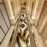 Golden Abstract Marble Corridor Carpet  Luxury NonSlip Hotel Passageway Runner 12