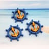 Miniature Marine Beach Resin Charms  DIY Nautical Craft  Flatback Decor Set 11