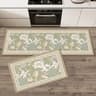 Botanical Blossom AntiFatigue Kitchen Rug  Extra Thick Absorbent NonSlip Runner For Bathroom  Entry 8
