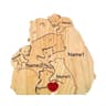 Custom HandCarved Bear Family Puzzle  Personalized Wooden Art Ornament  FathersMothers Day Keepsake 11