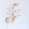 87cm Artificial Long Pole Eucalyptus  Gold  Autumn Tone Money Leaf Branch For Wedding  Modern Home  8