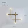 Nordic Line Art Wall Lamp  Modern Minimalist Cross Sconce  Creative LED Background Light For Bedsid 6