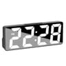 LED Digital Alarm Clock With Temperature  Modern RGB Desktop Clock For Bedroom  Adjustable Brightne 8
