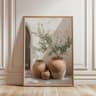 Minimalist Olive Tree Pottery Poster  Mediterranean Still Life Canvas  Rustic Country Room Natural  21