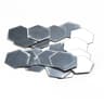 Hexagonal Acrylic Mirror Stickers  12pc SelfAdhesive Mosaic Tiles  Professional DIY 3D Geometric Wa 6