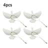 Ethereal White Dove Ornaments  Set Of Hanging Pigeon Statues  Professional Christmas  Peace Festiva 8