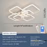 Modern Architectural LED Chandelier  Professional Geometric Linear Ceiling Light Fixture 9