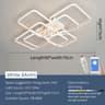 Modern Architectural LED Chandelier  Professional Geometric Linear Ceiling Light Fixture 11