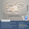 Modern Architectural LED Chandelier  Professional Geometric Linear Ceiling Light Fixture 16