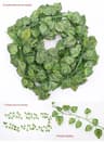 210cm Artificial Green Ivy Leaf Garland  Professional Silk Wall Hanging Vine For Garden  Weddings 9