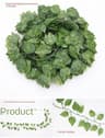210cm Artificial Green Ivy Leaf Garland  Professional Silk Wall Hanging Vine For Garden  Weddings 8