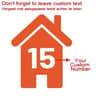 Custom Wheelie Bin House Numbers  4pc Premium Vinyl Decal Set  Professional Home Utility Sanctuary  5