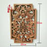 Artisan Camphor Wood Carving  3D Dragon  Phoenix Wall Hanging  Executive Heritage  Studio Sanctuary 21
