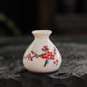 Artisan Dynasty Ceramic Miniature  Retro Storage Jar  Micro Vase  Executive Studio  Zen Sanctuary D 14