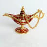 Artisan Aladdin Wish Lamp  Vintage European Metal Ornament  Executive Studio  Arabian Night Sanctua 7