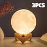 Cosmic Artisan Planet Lamp  8cm DIY Celestial Night Light  Executive Studio  Lunar Sanctuary Decor 8