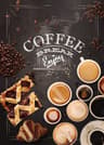 Artisan Brew Canvas  Nordic Coffee Cup  Bakery Chalkboard Art  Executive Kitchen  Cafe Sanctuary De 9
